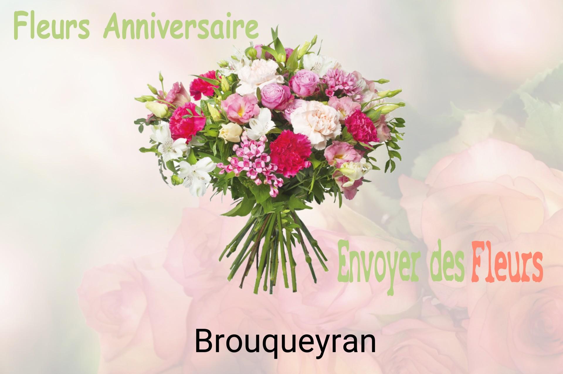 Bouquet de fleurs d’anniversaire livré à Brouqueyran